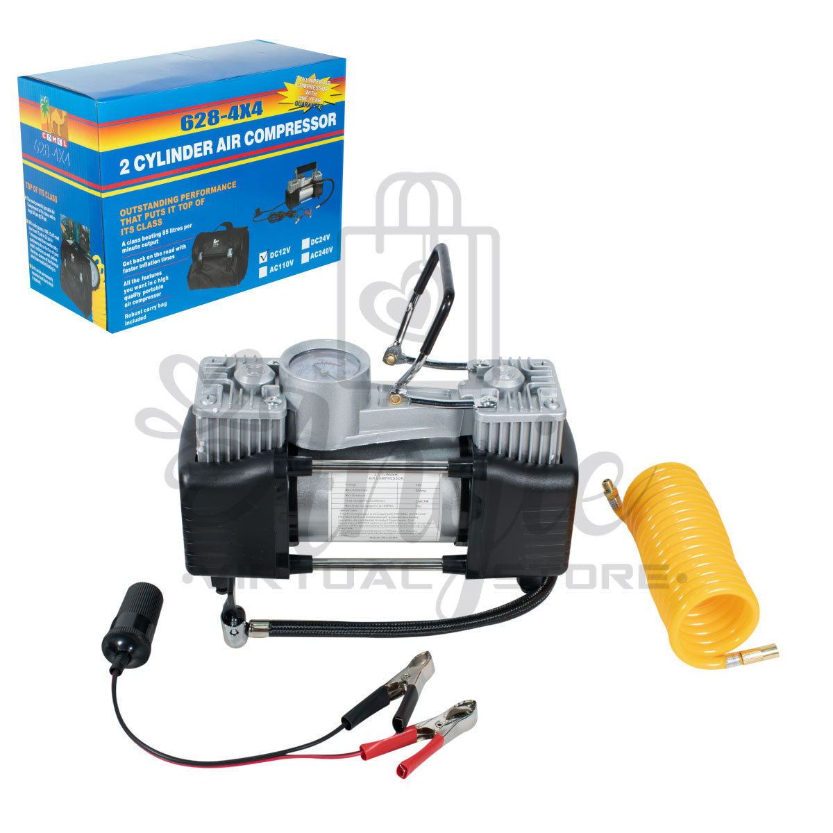 Compresor Aire Auto 6284x4 2cilindros