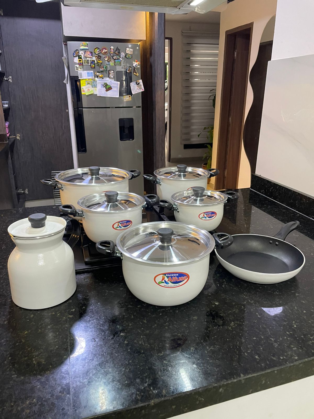Bateria De Cocina Alfusa White