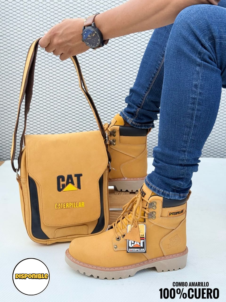 Combo Bota Bolso Cat Aplique 01