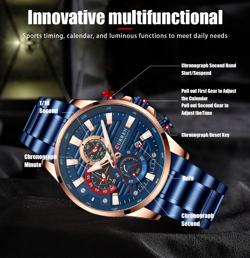 Reloj Curren Hombre 8415 Acero