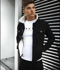 Chaqueta En Jean Con Ovejero T68a