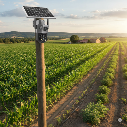 A053 Camara Solar 4g 2 Lentes