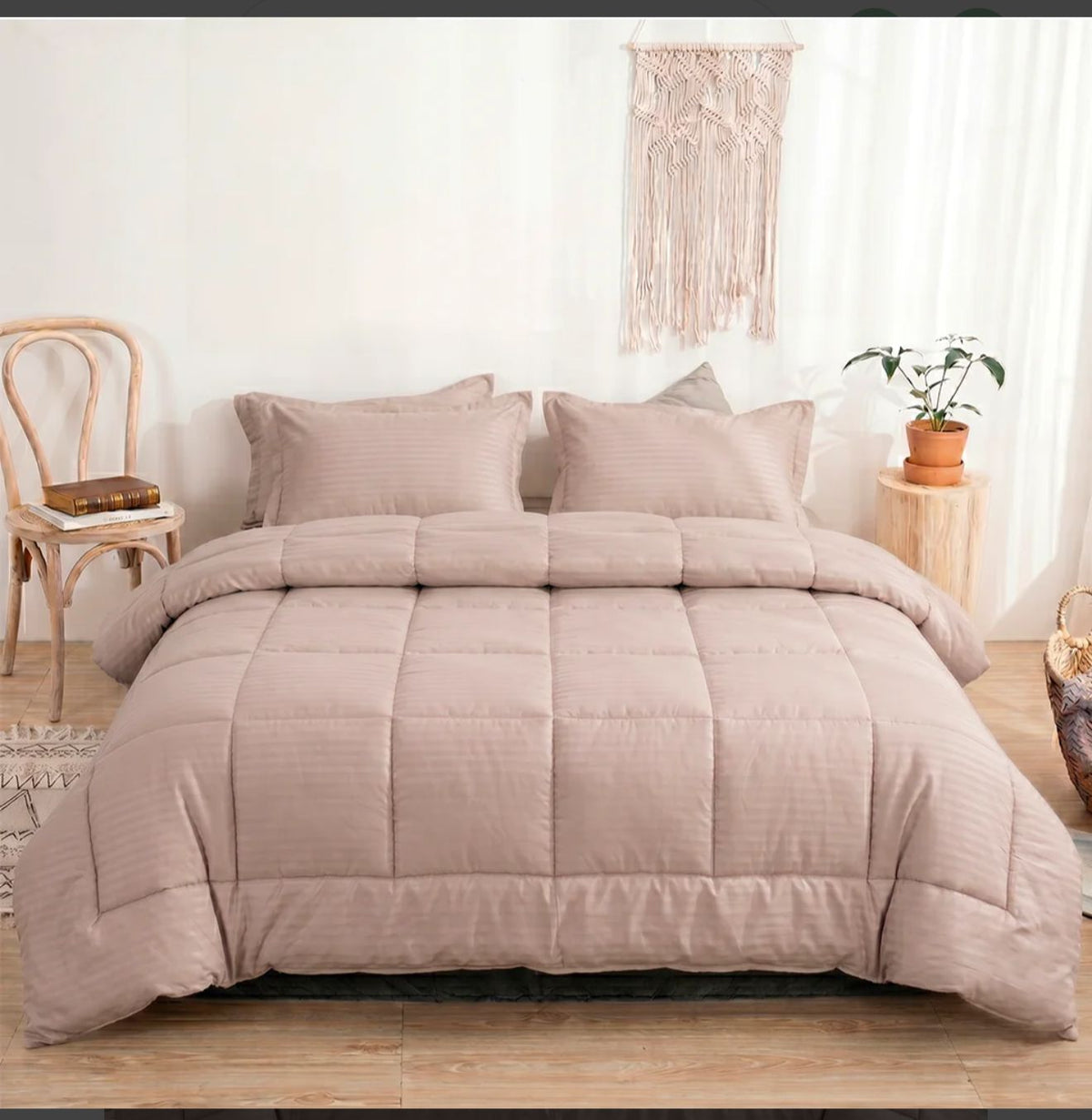 Edredon 2almohadas Microfibra Lineas