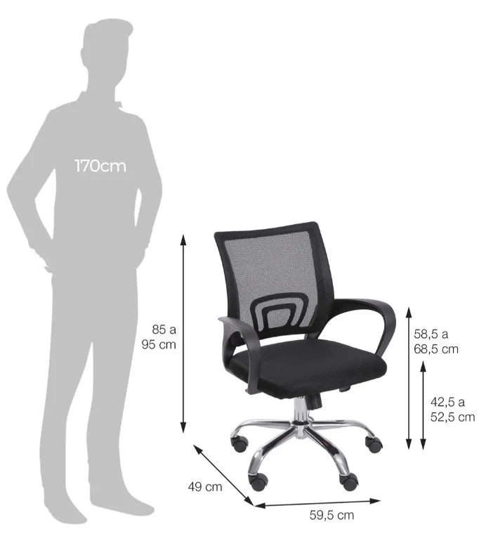 Silla Ejecutiva Zebbris Para Oficina