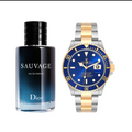 Perfume Sauvagereloj Bicolor Azul