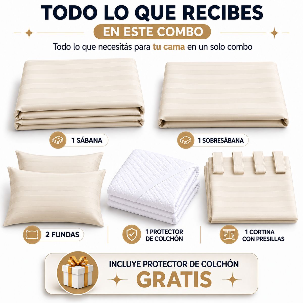 Embosada Beige 1.40 Cortinaobsequio