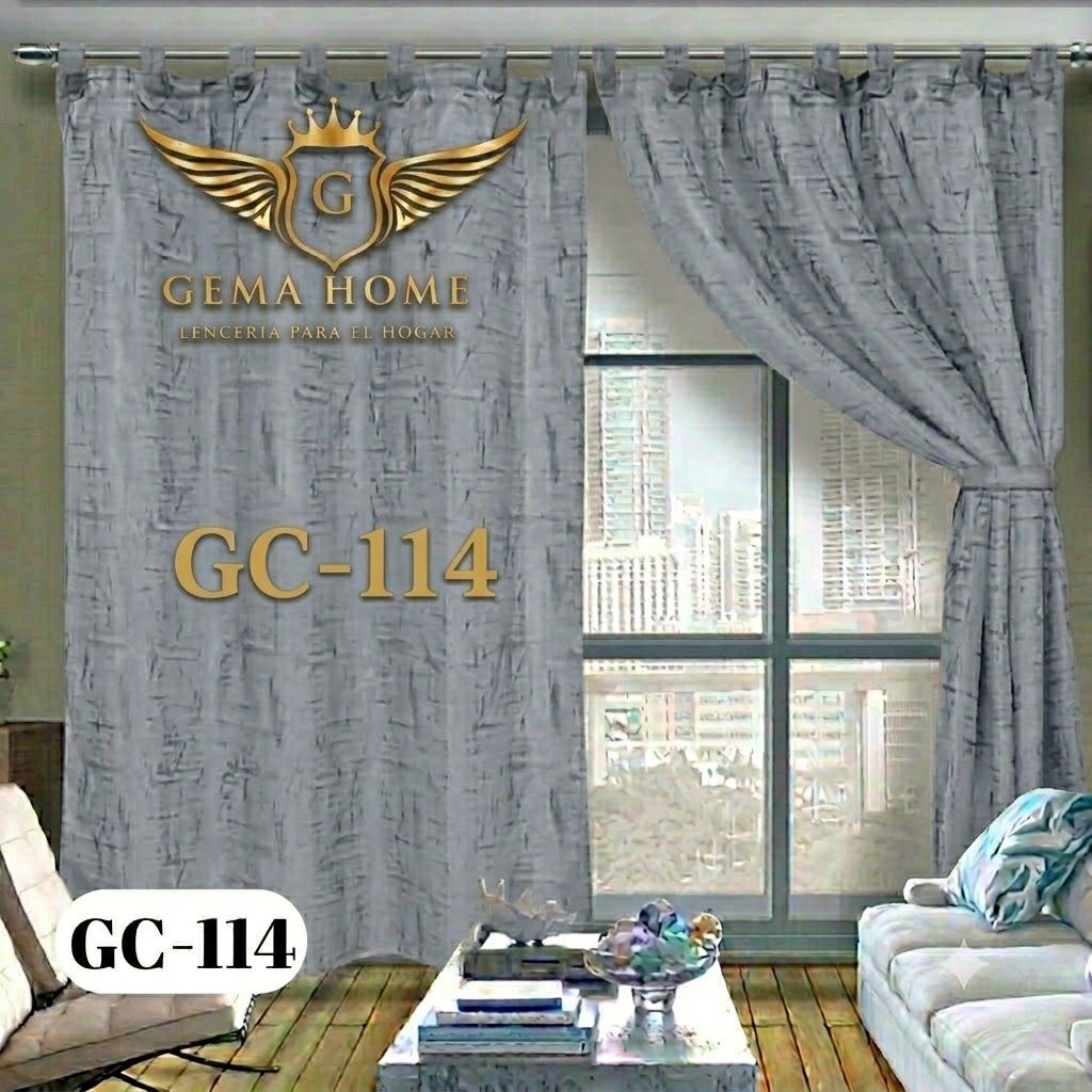 Cortinas En Yacar Con Boton