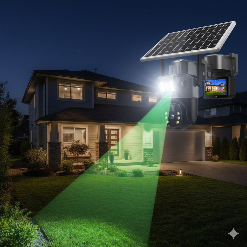 A053 Camara Solar 4g 2 Lentes