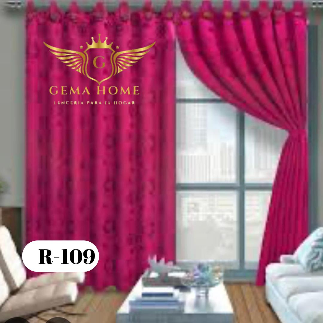 Cortinas En Yacar Con Boton