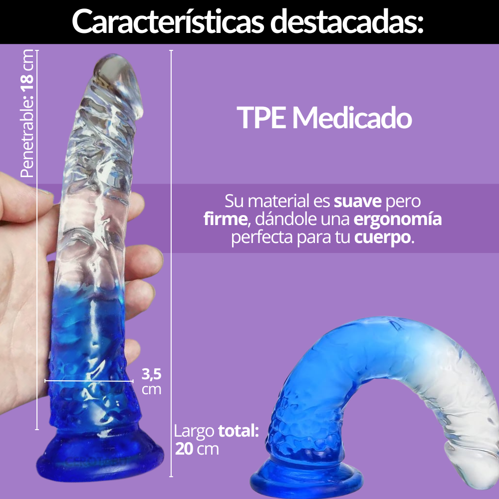 Dildo Consolador Pene Adam 20cm Dil016