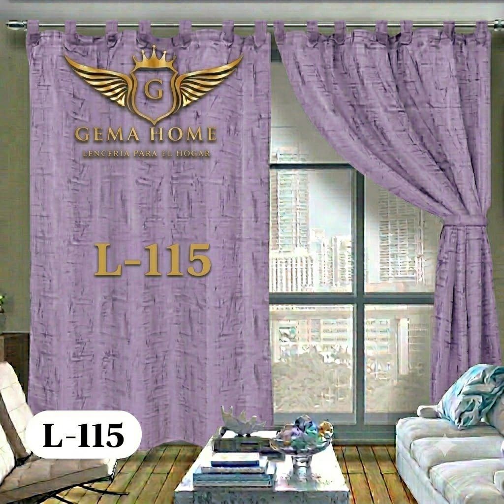 Cortinas En Yacar Con Boton
