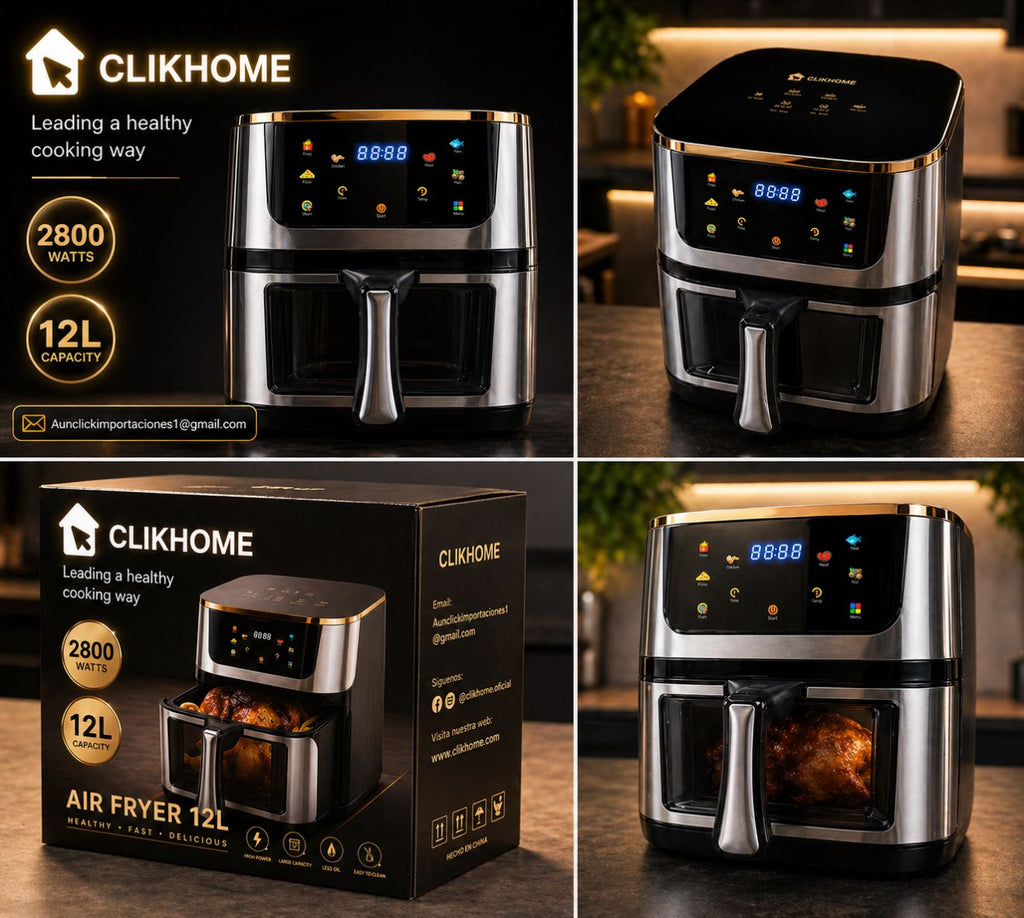 Freidora Air Fryer 12 Litros Reales