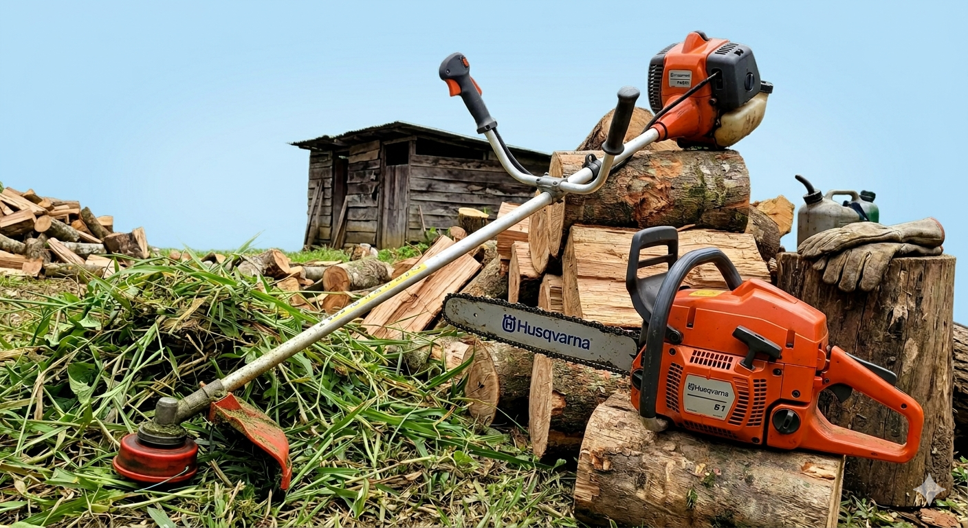 Combo Husqvarna Guadan 143 R11motosi 61
