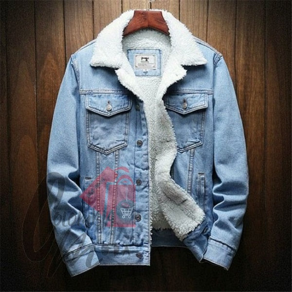 Chaqueta En Jean Con Ovejero T68a