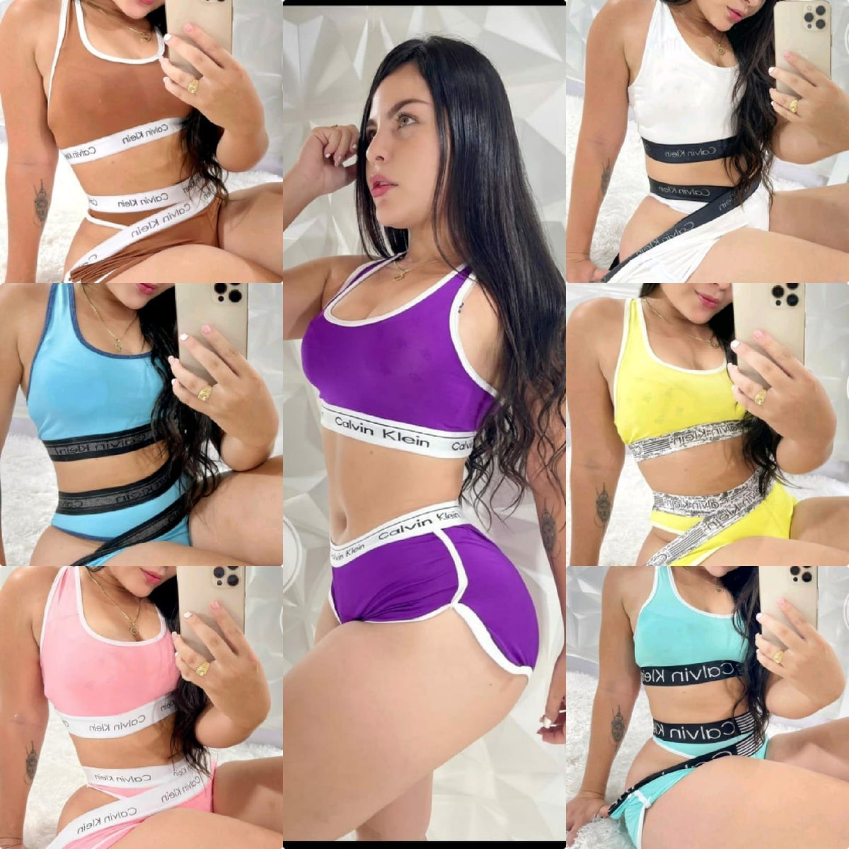 Pack De 12 Trios Top Tangashort
