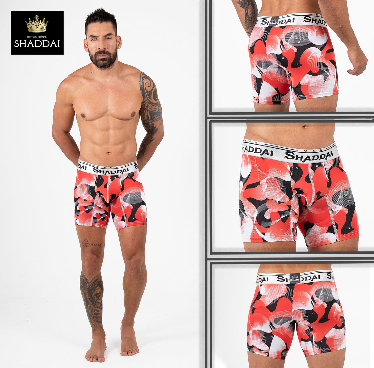 Pack De 12 Boxer Shaddai Gama Alta