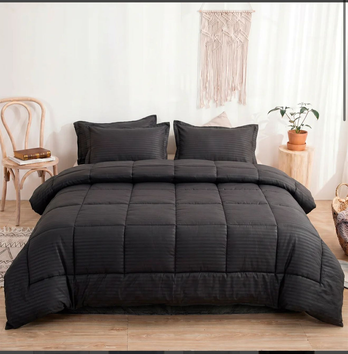 Edredon 2almohadas Microfibra Lineas