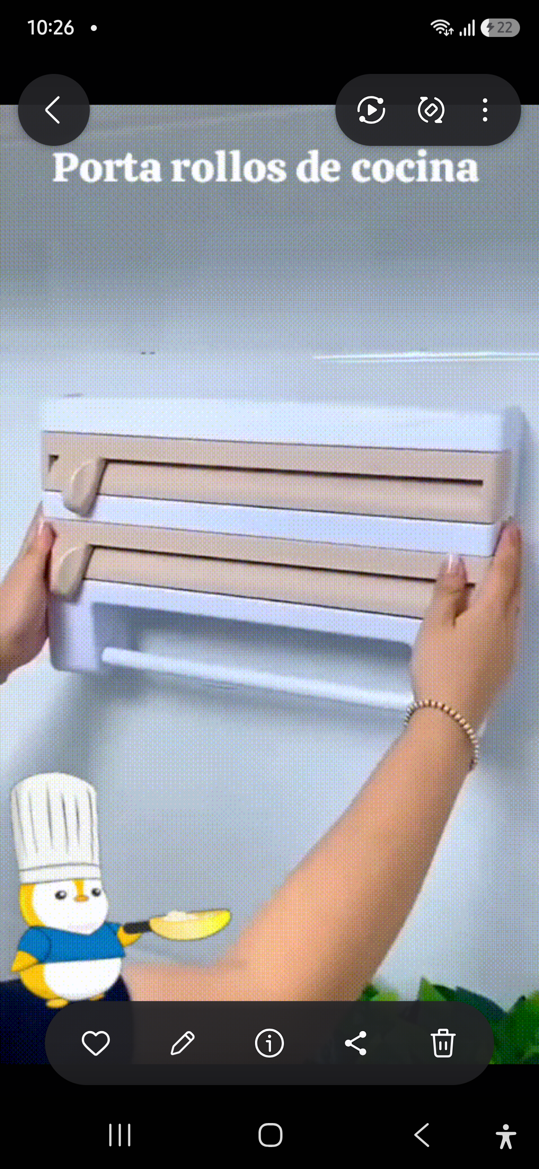 Portarollo Para Cocina