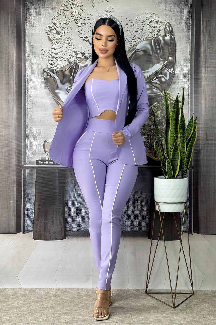 Conjunto 2181 3 Prendas De Mujer