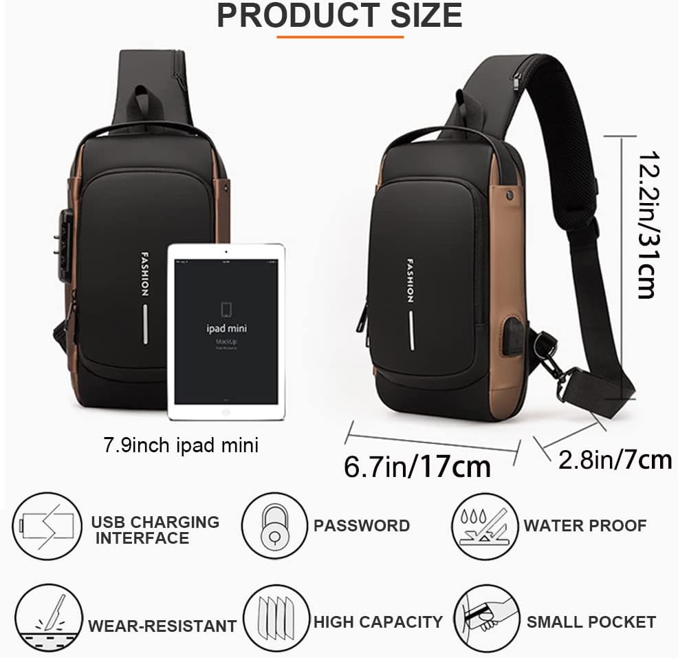 Bolso Maleta Antirrobo Impermeable