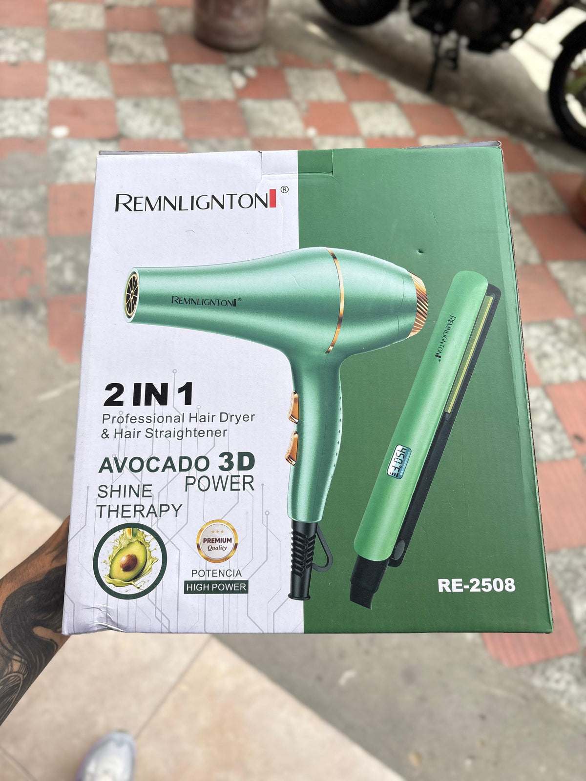 Combo Aguacate Planchasecador Re2516