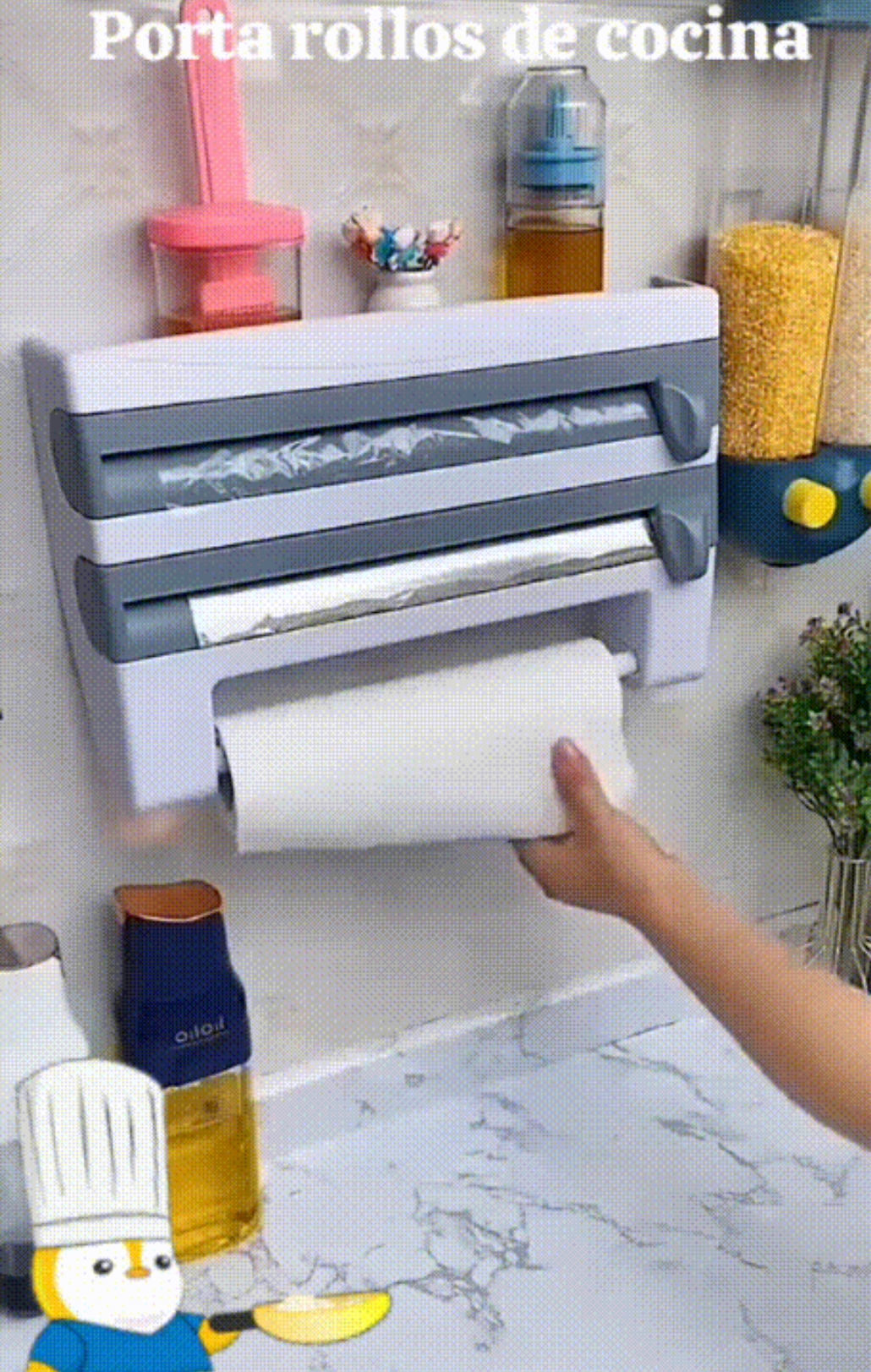 Portarollo Para Cocina