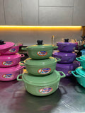 Set De Calderos Color 12 Libra 1 Kilo