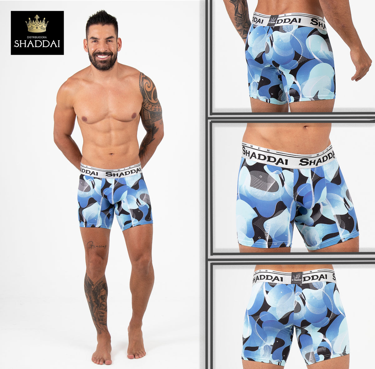 Pack De 12 Boxer Shaddai Gama Alta