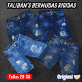 Jeans Talibans Bermudas Rigidas Hombre