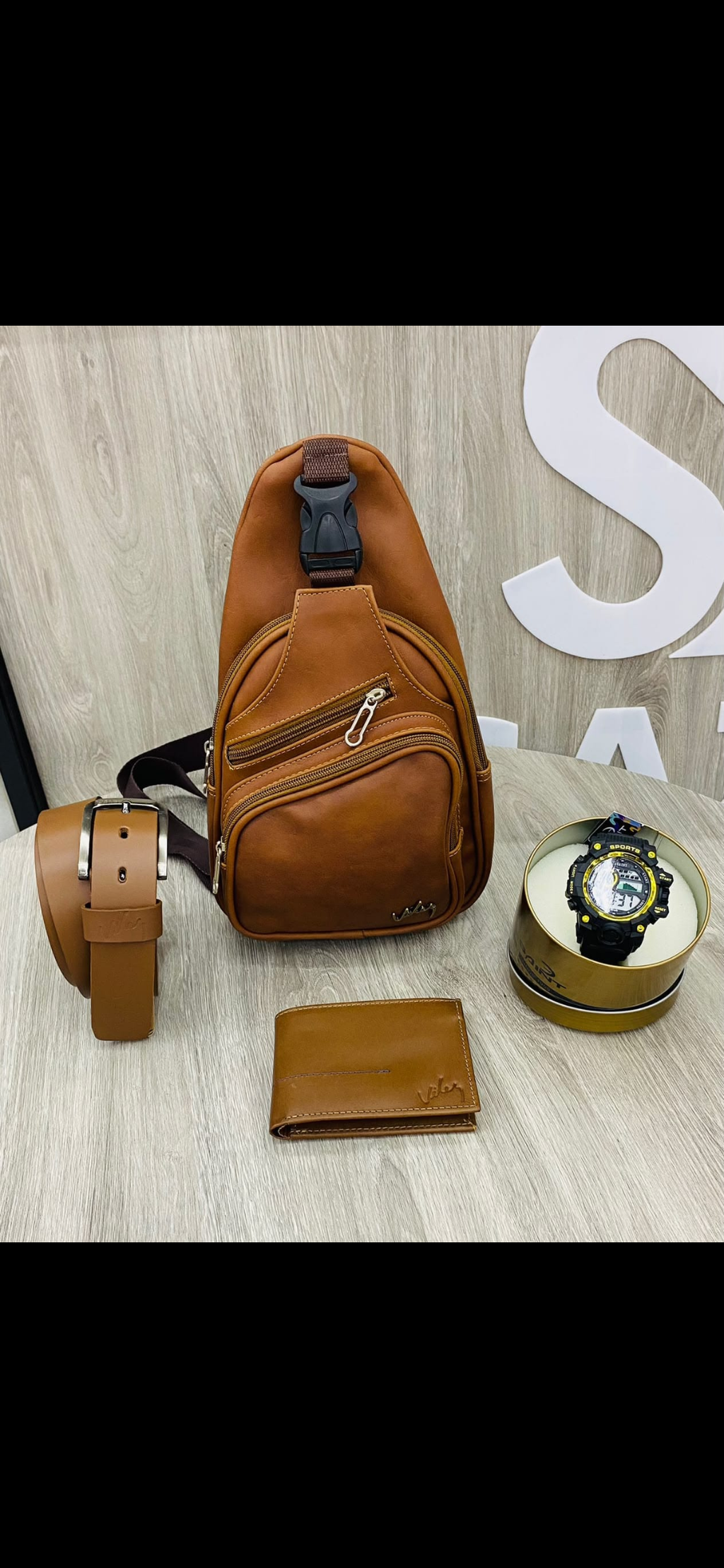 Trio Perchero Velez Caballero Reloj