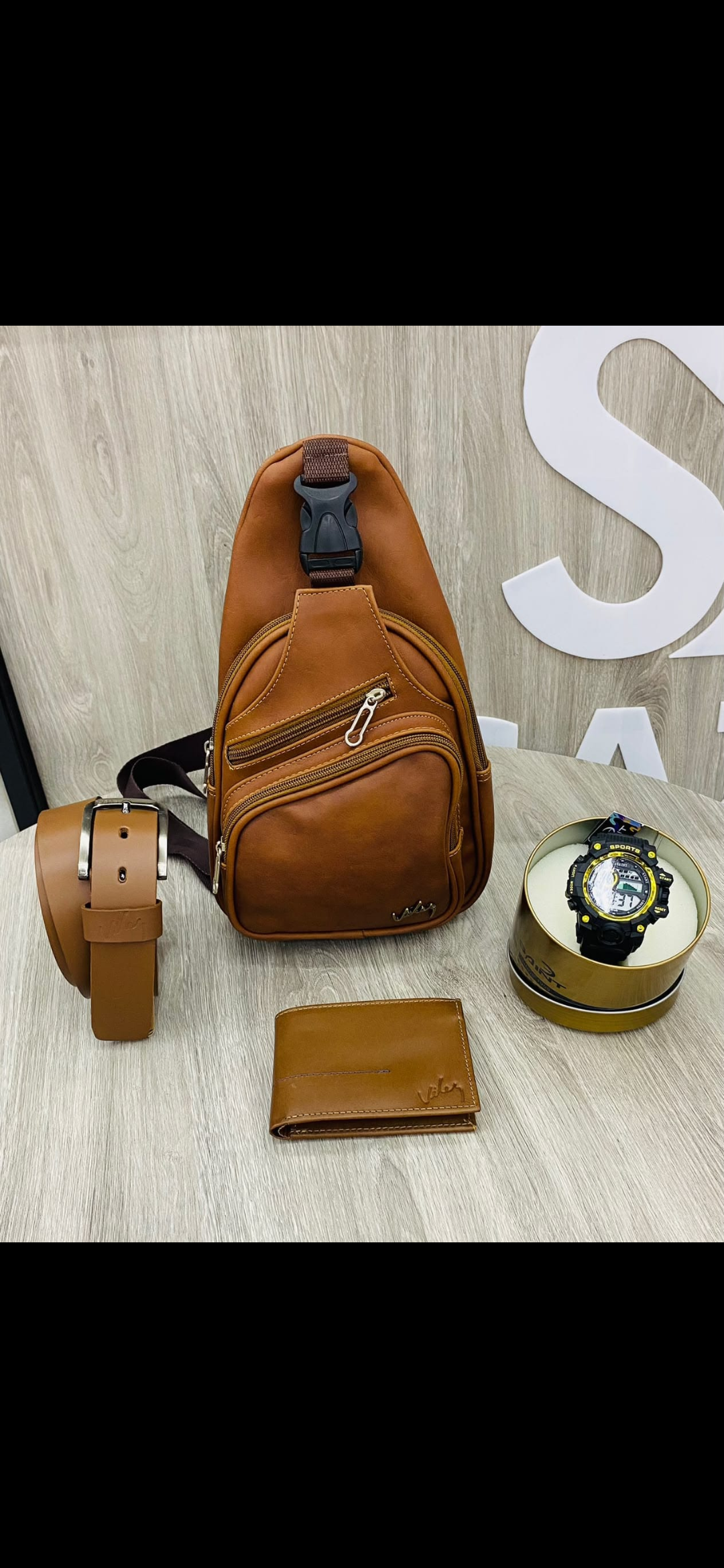 Trio Perchero Velez Caballero Reloj