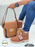 Combo Bota Bolso Cat Aplique 01