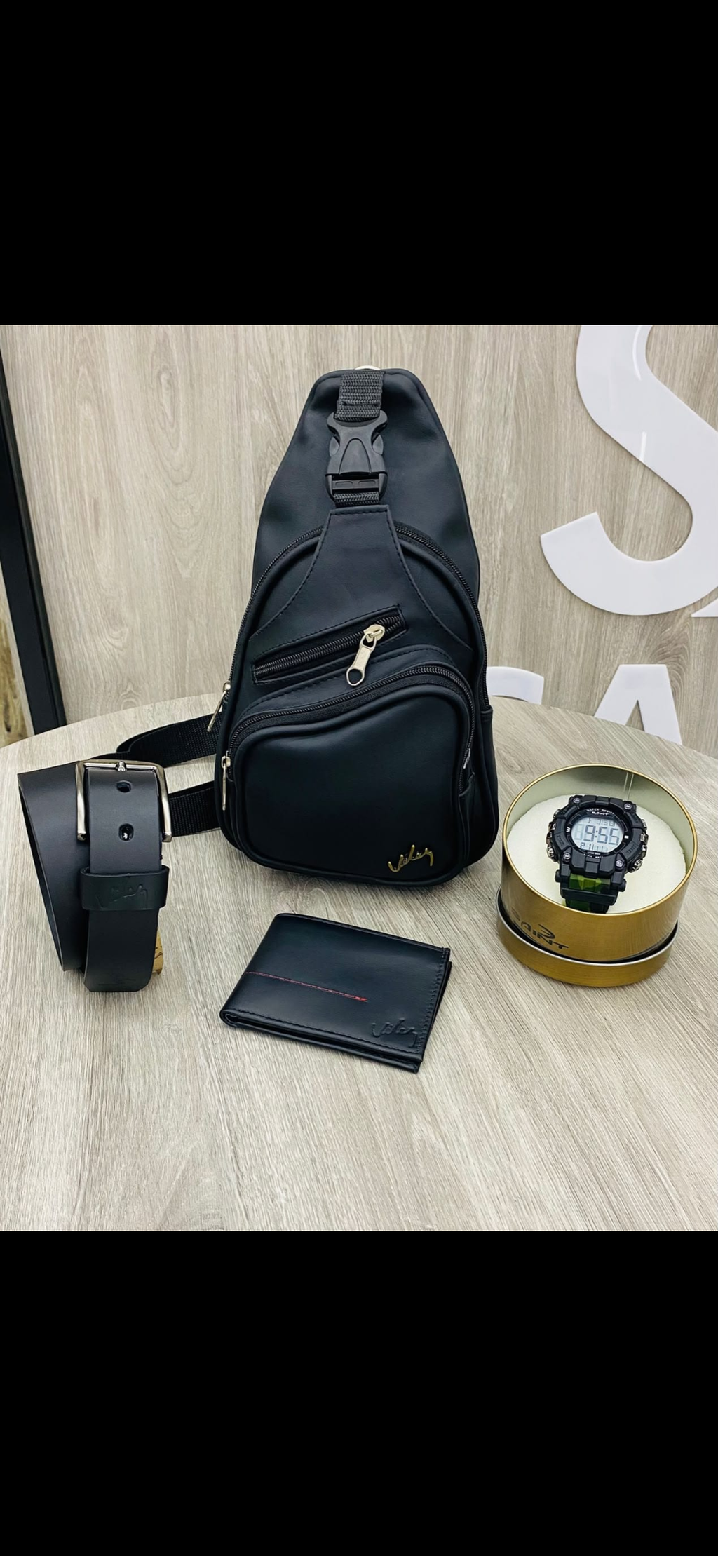 Trio Perchero Velez Caballero Reloj