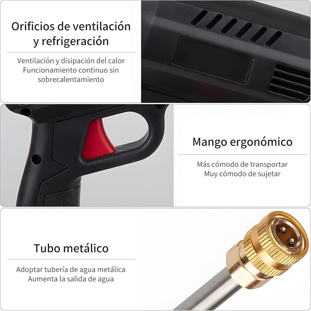 Hidrolavadora 2 Baterias Raches 40pcs