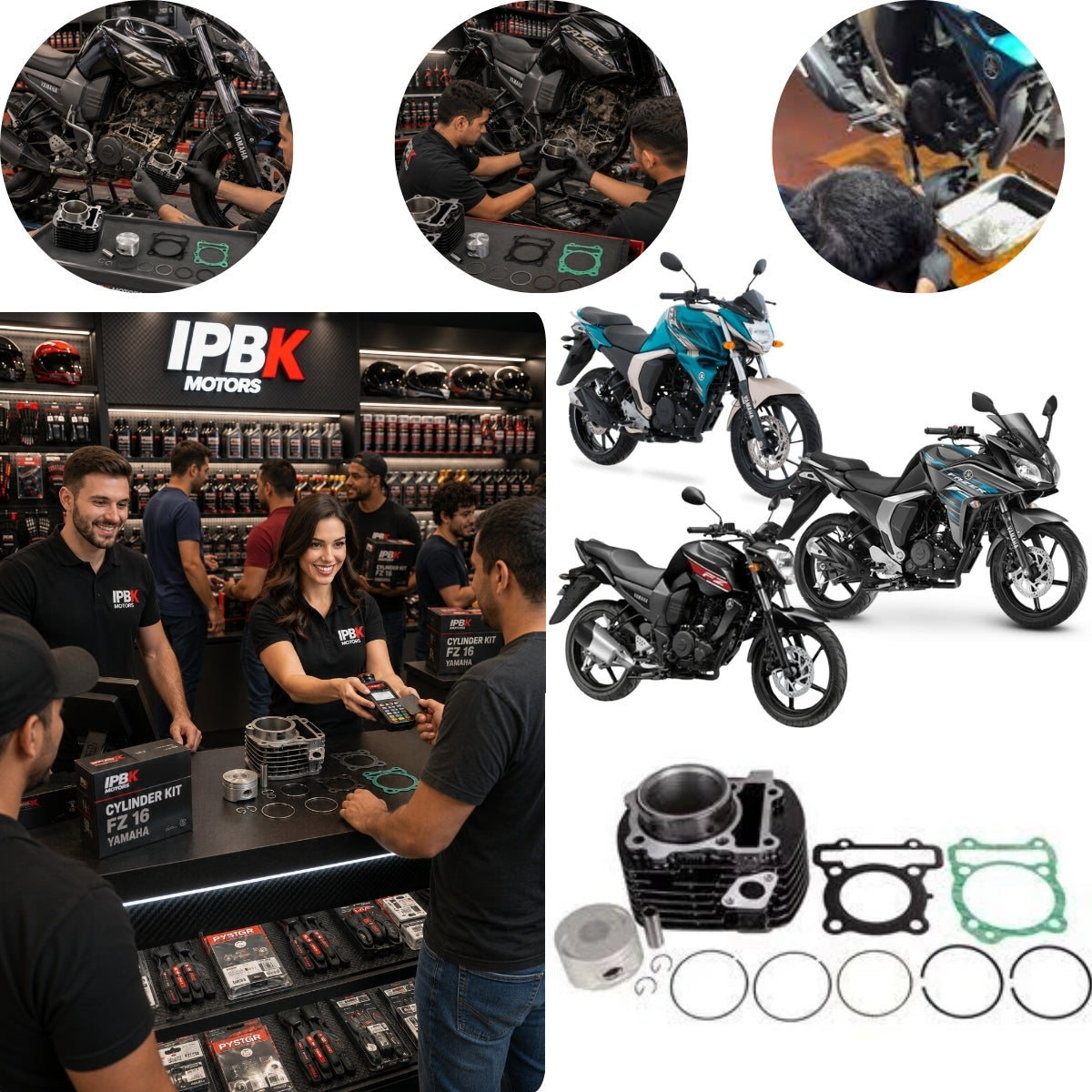 Kit Cilindro Revo Completo Moto Fz 1601