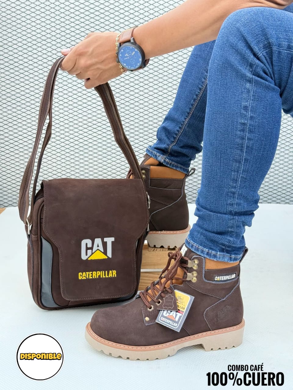 Combo Bota Bolso Cat Aplique 01