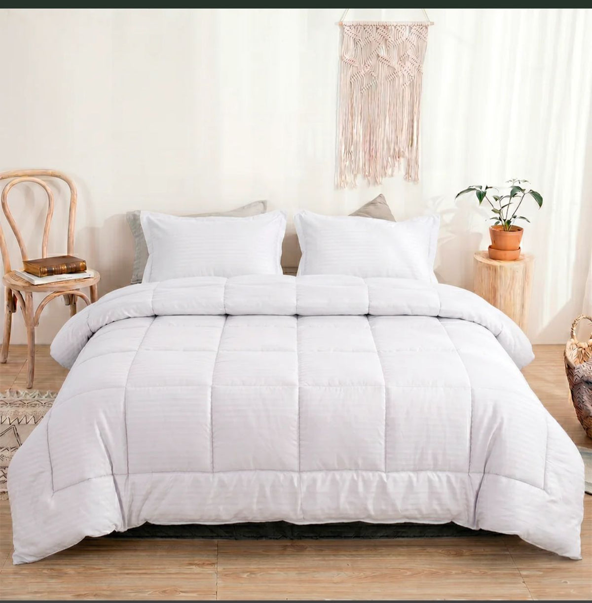 Edredon 2almohadas Microfibra Lineas